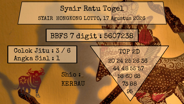 Prediksi Hongkong Lotto