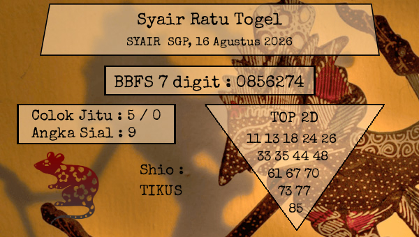 Prediksi SGP