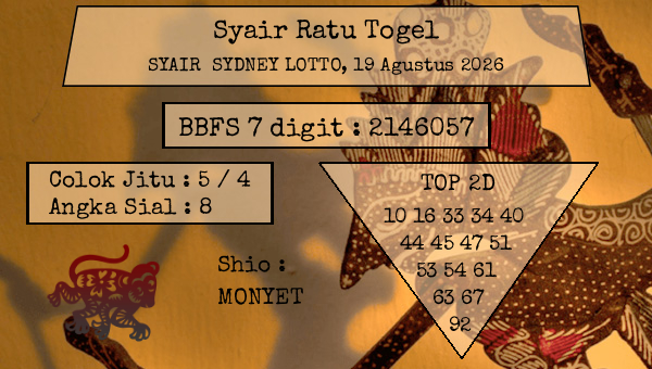 Prediksi Sydney Lotto